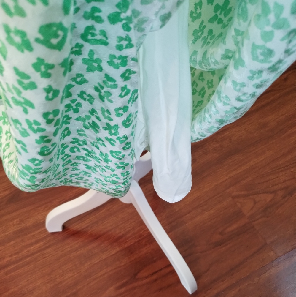 NWT Rixo x Target Leopard and Floral Print Spaghetti Strap Maxi Dress Size 1X - Picture 6 of 16
